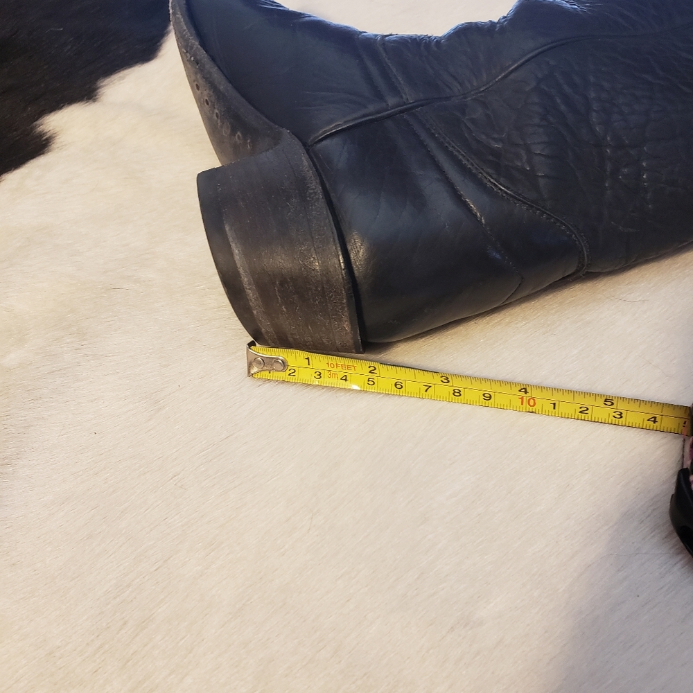 Buffalo hide custom made boots - Picture 5 of 5